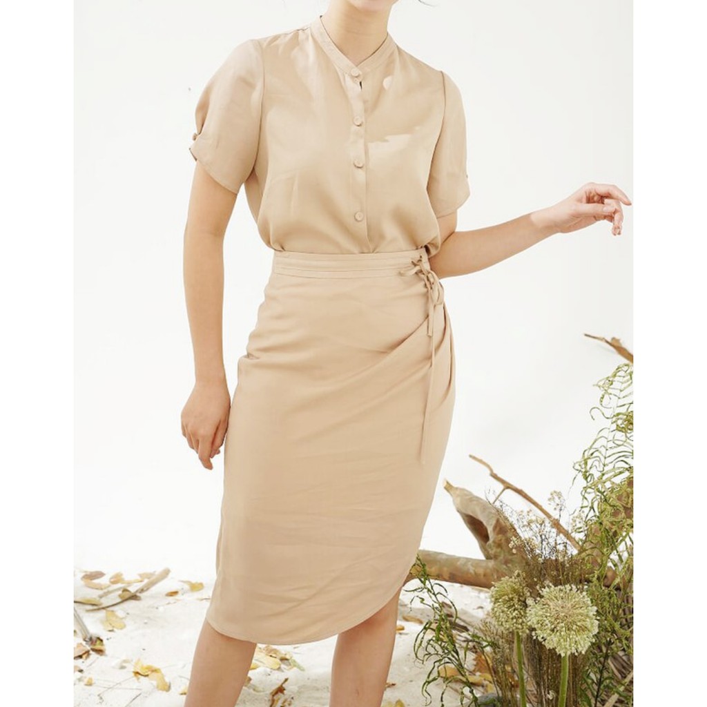 [Mã WABRM4  giảm 15% tối đa 50k đơn 150k] DIDO - Chân Váy Xếp Ly Lệch Nữ