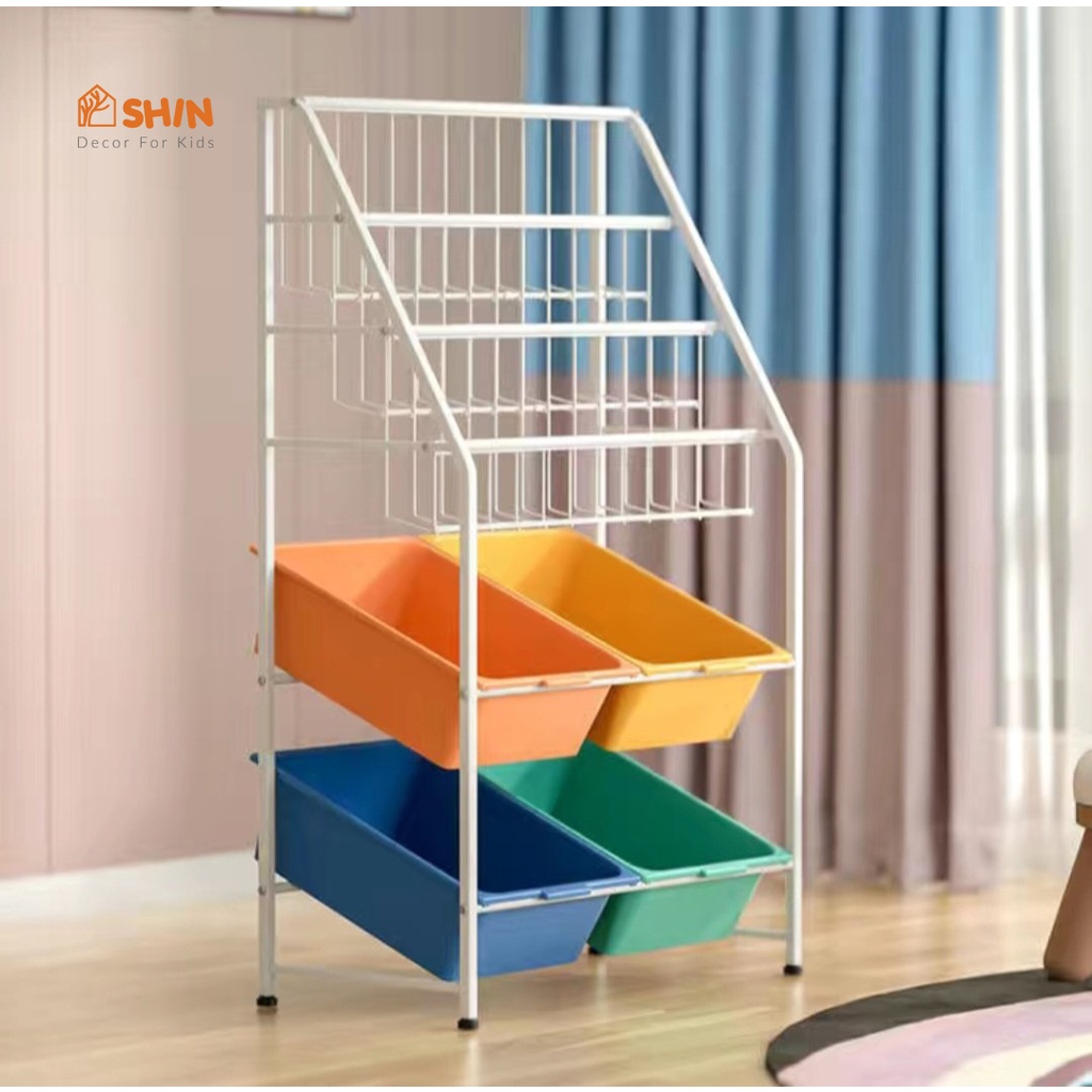 Kệ sách đa năng SHIN kệ sách thép không gỉ