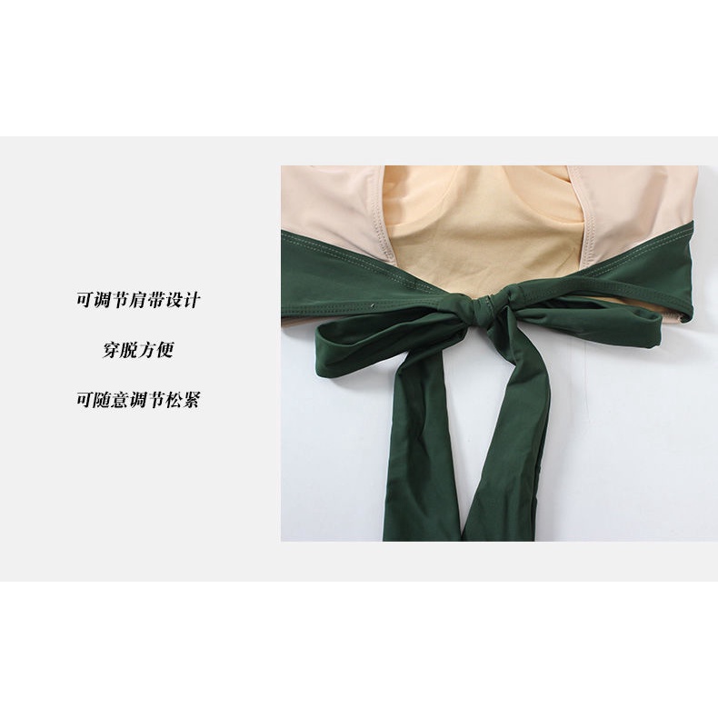 Bộ Đồ Bơi Hai Mảnh Lưng Cao Thắt Nơ Phong Cách Hàn Quốc Quyến Rũ Cho Nữ