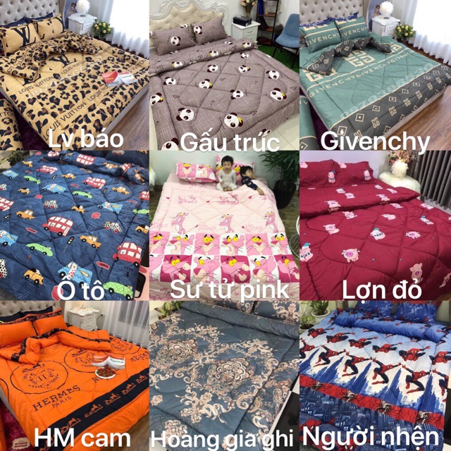 Bộ 1 Ga Chun và 2 Vỏ Gối Nằm (Size đệm từ 1m->1m8*2m đồng giá ) nhắn tin báo mẫu | BigBuy360 - bigbuy360.vn