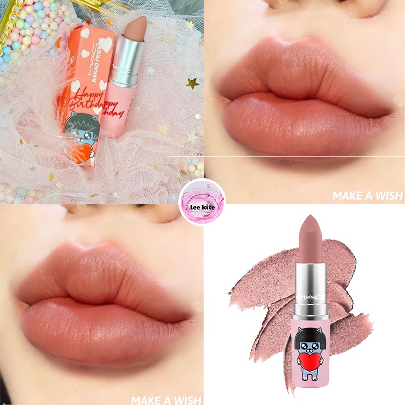 Son MAC Kakao Friends Limited Make A Wish - Hồng Đất