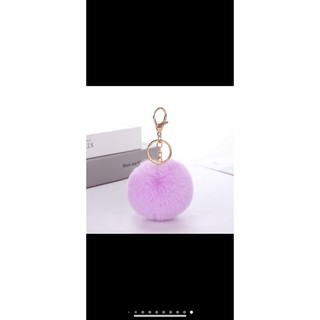 móc khoá treo cục bông