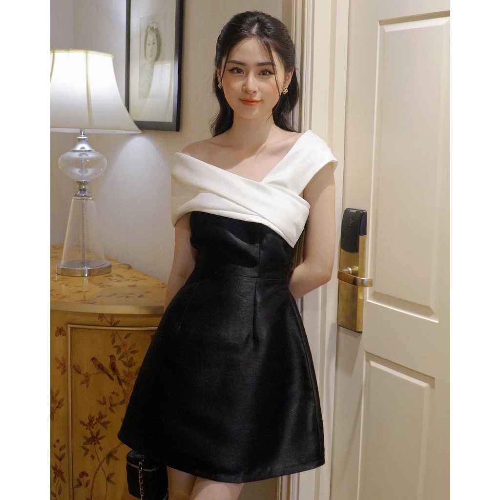 Váy trễ vai thanh lịch tôn dáng Jasmine Dress - Hàng Cao Cấp