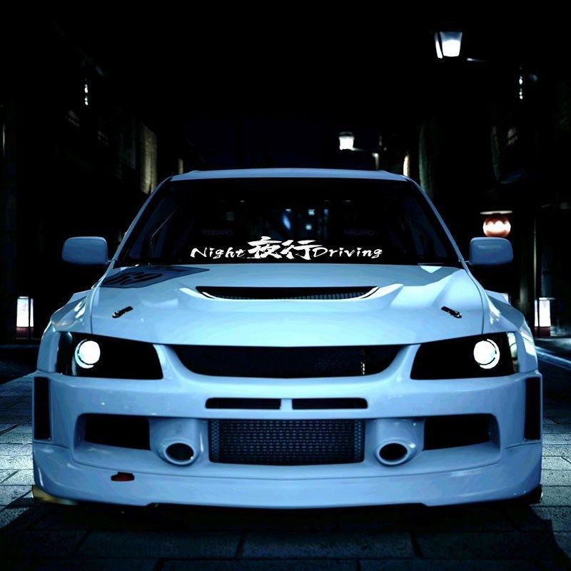 Miếng Dán Trang Trí Kính Chắn Gió Phía Sau Xe Hơi Chống Thấm Nước In Chữ Tiếng Anh Độc Đáo