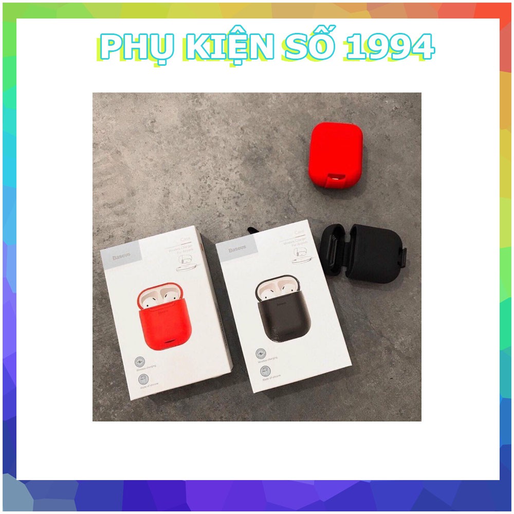 Bao case sạc nhanh không dây Qi cho Apple Airpods chính hãng Baseus