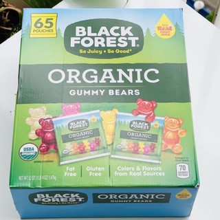 Kẹo Gấu Black Forest Gummy Bears 1.47kg 65 gói nhỏ - Kẹo dẻo hình gấu dễ thương cho các bé