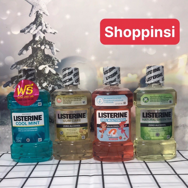 Nước Súc Miệng Listerine Hơi Thở Thơm Mát Dài Lâu 250Ml