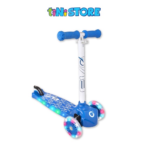 Đồ chơi vận động tiNiToy xe scooter 3 bánh có đèn phát sáng màu xanh Evo 56*25*76cm 1437663