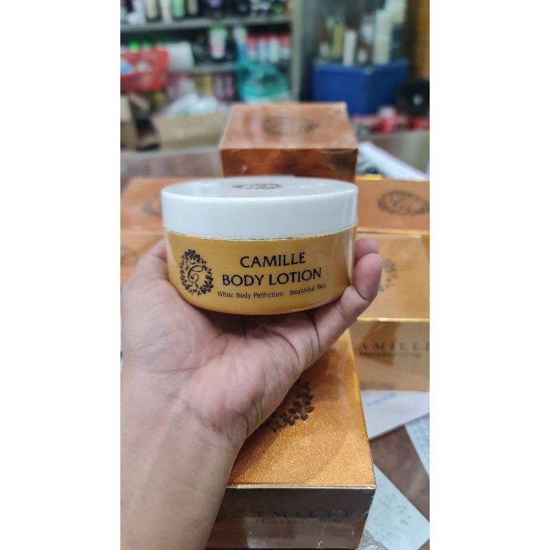 Kem Dưỡng Body cao cấp CAMILLE 250g láng mịn không bết rít khi hộp vàng đồng giá tân gốc