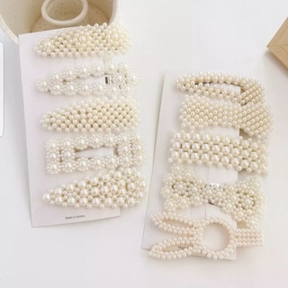 Kẹp tóc ngọc trai giả siêu dể thương