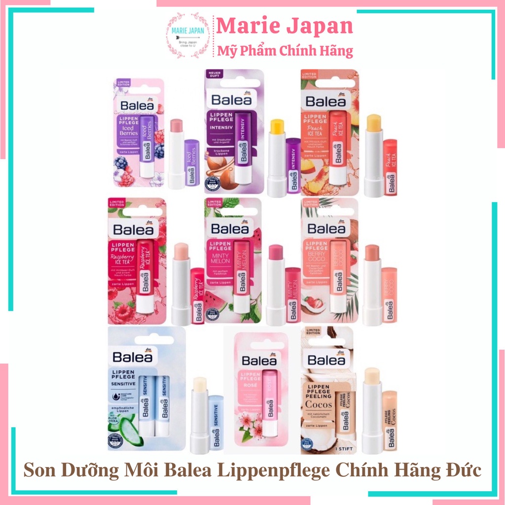 Son Dưỡng Môi Balea Lippenpflege Chính Hãng Đức