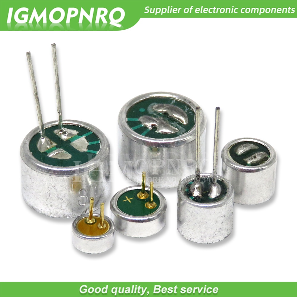 Set 10 Bộ Nhận Tín Hiệu micro 4.5 * 2.2mm 6 * 2.2mm 6 * 5mm 9 * 7mm 52DB 56DB Kèm 2pin Chuyên Dụng Cho Điện Thoại