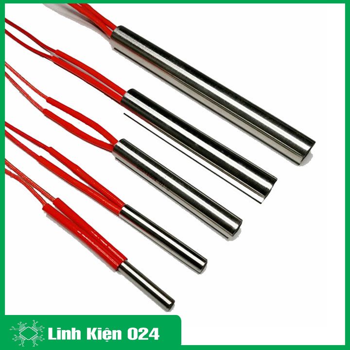 Thanh gia nhiệt phi 10, điện trở nhiệt 1 đầu, điện trở nhiệt sấy khuôn 1 đầu điện áp 220V