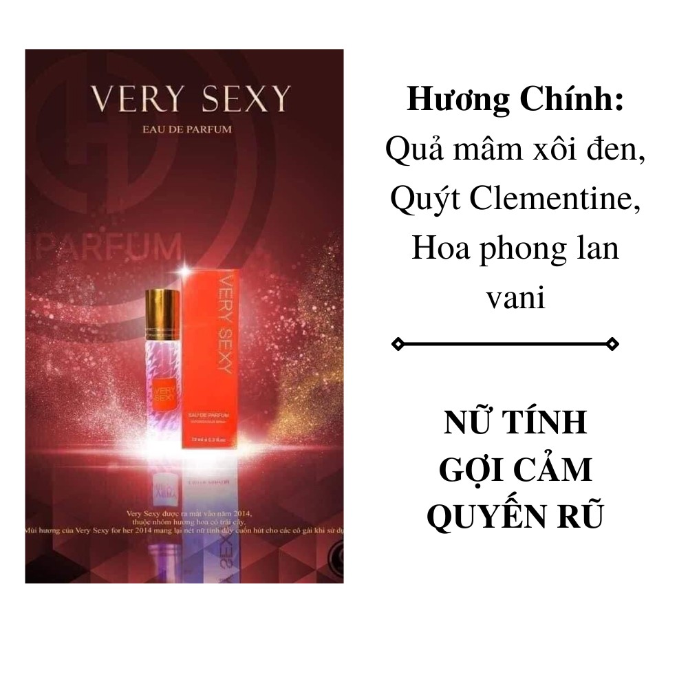 Nước Hoa Nữ Chính Hãng Tinh Dầu Thơm Nguyên Chất Thương Hiệu Pháppp Dạng Mini 12ml Tặng Kèm Ống Test Mùi