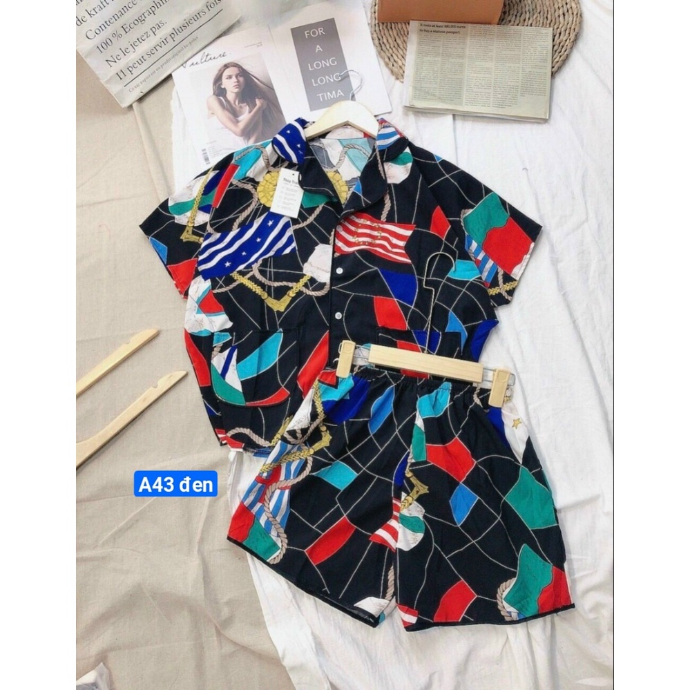 [ Mã A43] Bộ Ngủ Lụa  Đùi Cao Cấp ( Hàng freesize 60kg quay đầu ) . ẢNH THẬT 100%. Bộ mặc nhà | BigBuy360 - bigbuy360.vn