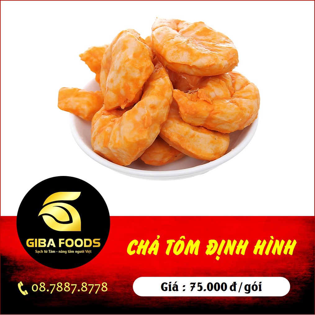 GIBAFOODS - SỈ/LẺ - CHẢ TÔM ĐỊNH HÌNH/ Gói 500gr | BigBuy360 - bigbuy360.vn