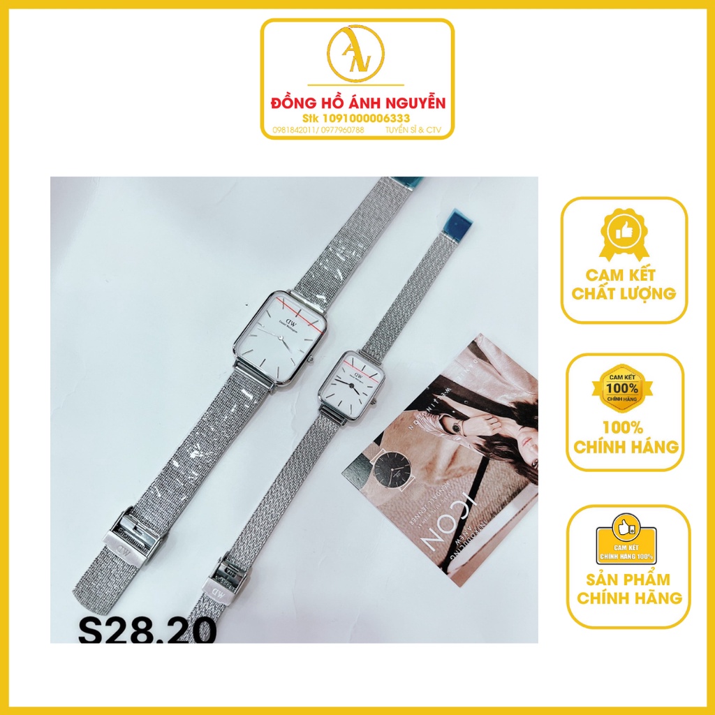 Đồng Hồ Nữ Daniel Wellington Quadro Pressed Melrose Emerald Kiểu Dáng Thanh Lịch