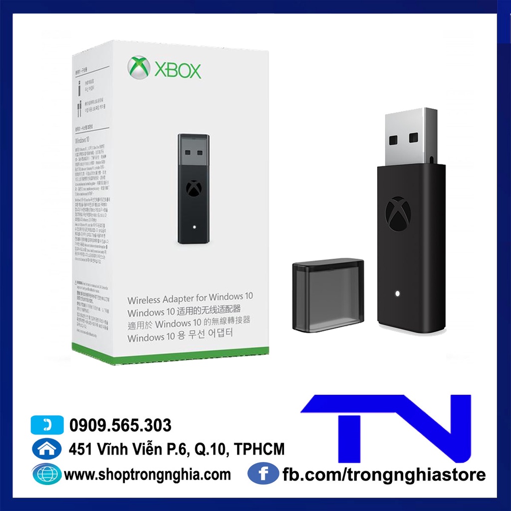 Phụ kiện tay cầm Xbox - USB Bluetooth 5.0 wireless adapter