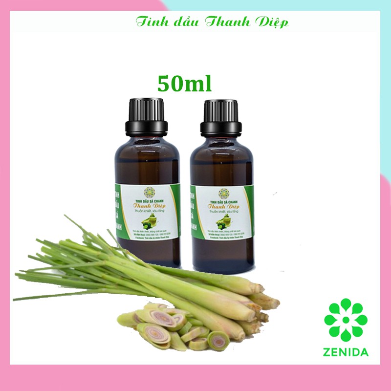 Tinh dầu sả chanh Thanh Diệp nguyên chất 50ml I Có kiểm nghiệm SC02