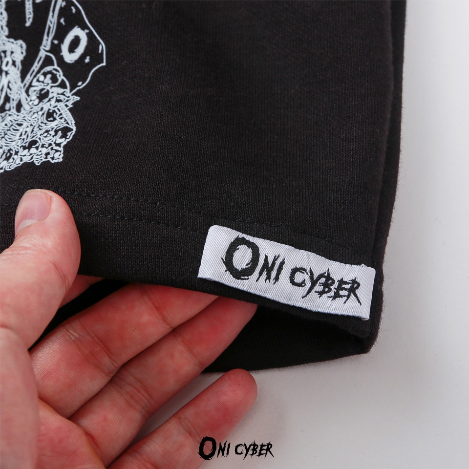 Quần đùi Unisex ONI CYBER dày dặn, Quần Local Brand phong cách hiphop chất mặc thoải mái in hình đơn giản QONI04 | BigBuy360 - bigbuy360.vn