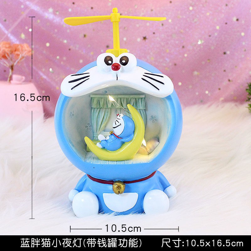 Ống Heo Tiết Kiệm Hình Mèo Máy Doraemon Đáng Yêu