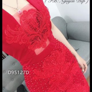 Đầm body kết hạt
