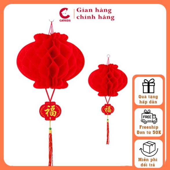 Đèn lồng đỏ mini treo trang trí Lễ Tết TO10