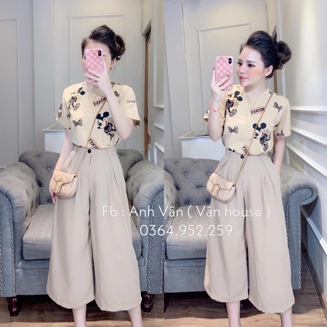 Set mickey + quần