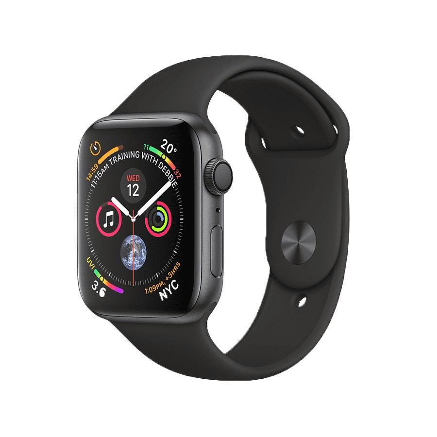 Đồng Hồ Apple Watch Series 4 40mm (GPS) Space Gray Aluminum / Black Sport Band - MU662