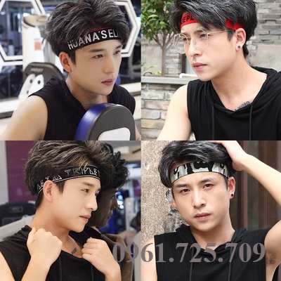 Băng đô thể thao tập gym yoga nam nữ KPOP Hàn Quốc bản nhỏ 4 cm UNISEX Headband QACCESSORIES HA180501