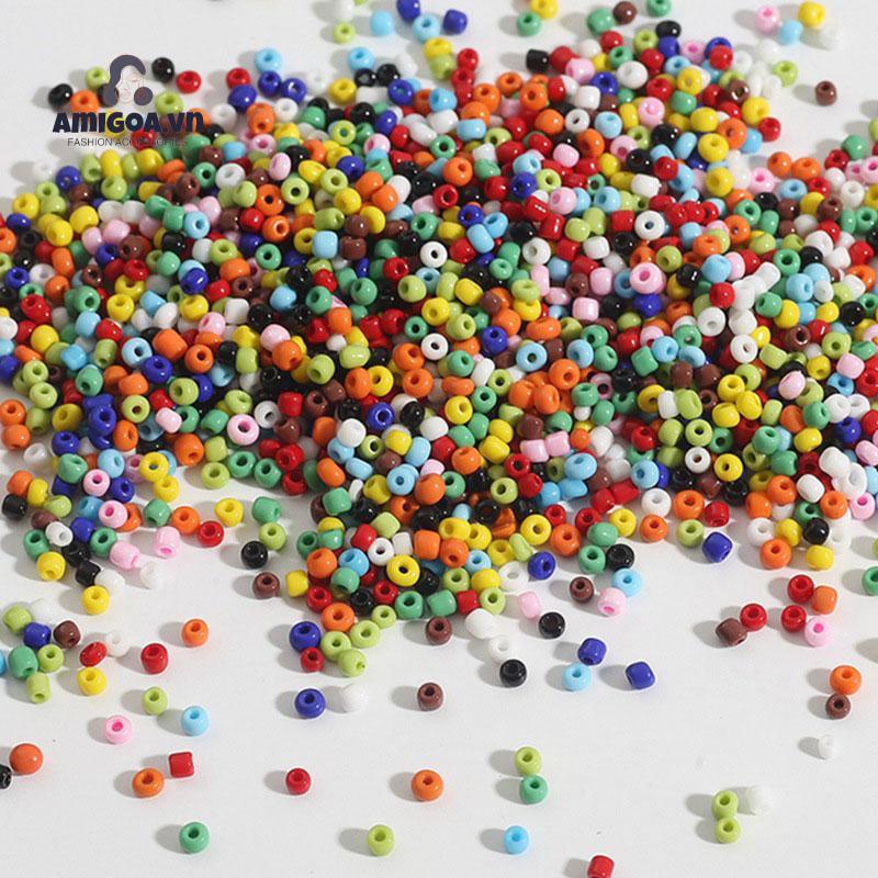 Hạt Cườm Màu Trơn Dùng Làm Kẹp Tóc/Kẹp Tóc/Trang Sức DIY