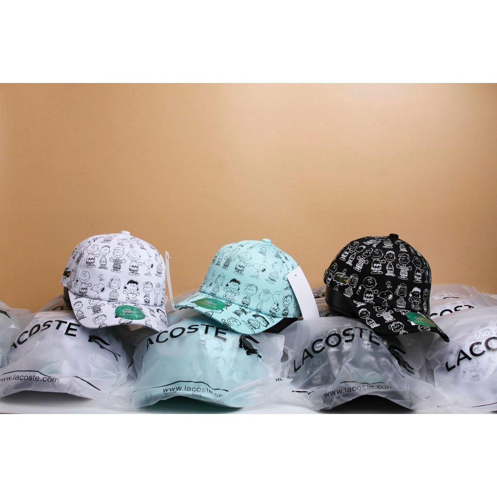 Mũ Unisex Lacoste X Peanuts Print Organic Cotton
