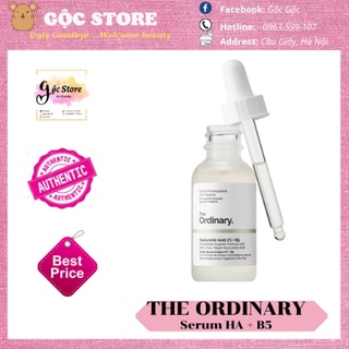 [SẴN- BILL US] SERUM CẤP ẨM PHỤC HỒI THE ORDINARY HA 2% + B5