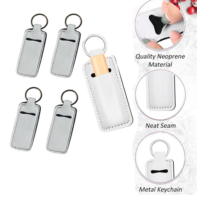 Set 40 Móc Khóa / Son Môi Dạng Ấn Nhiệt Độc Đáo Giá Đỡ