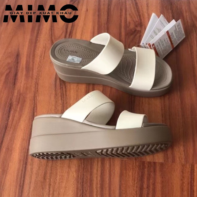 Dép cao gót, lê Cross Brooklyn 7p đế xuồng, nhựa mềm nhẹ, bền đẹp, chống trơn trượt cho nữ