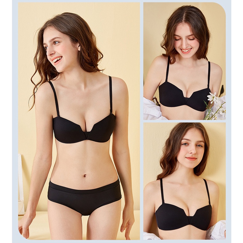 Áo Lót Không Gọng Đệm Mỏng Cotton Tăm Siêu Mềm Phong Cách Nhật Bản B488