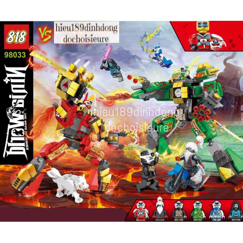Lắp ráp xếp hình 98033 : Robot người máy của ninja