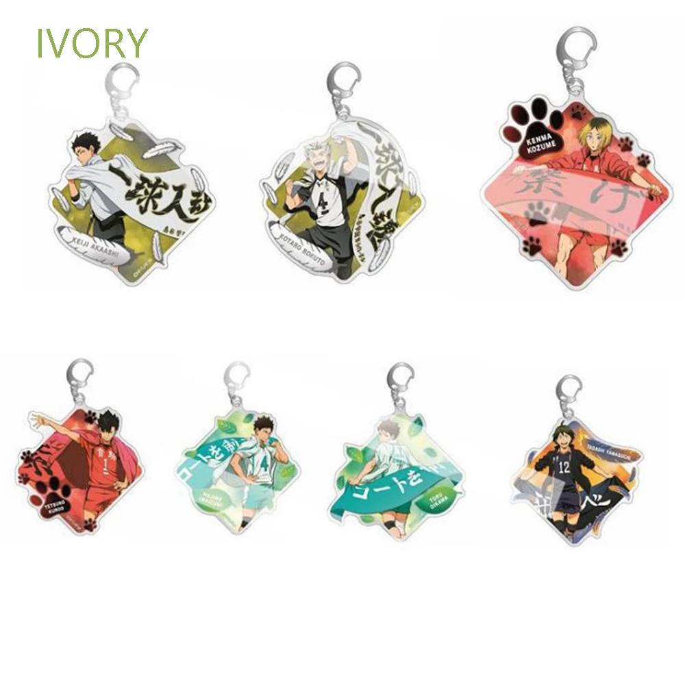 1 móc khóa nhựa acrylic họa tiết hoạt hình dễ thương