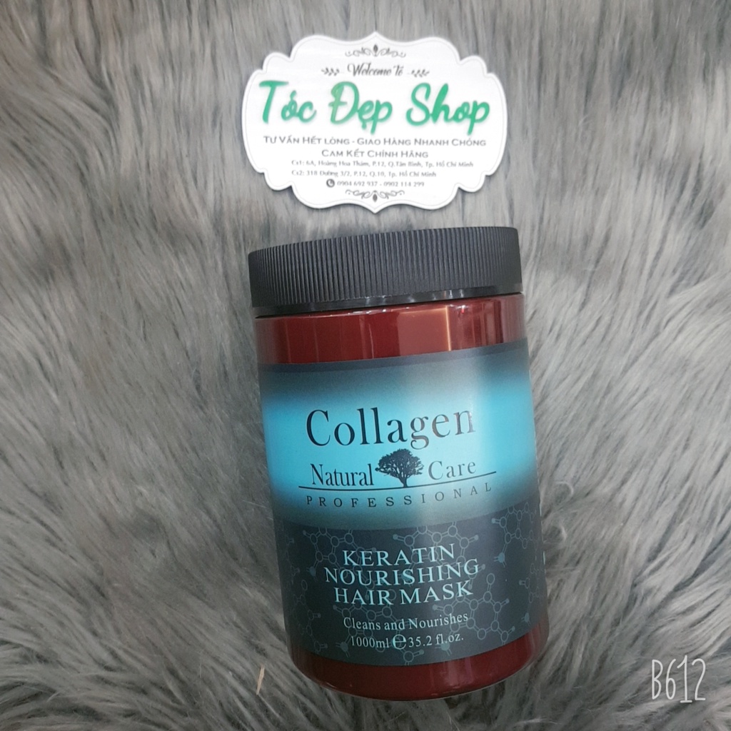 ( Hàng chính hãng ) Hấp dầu Collagen Natural Care dành cho tóc khô sơ,hư tổn