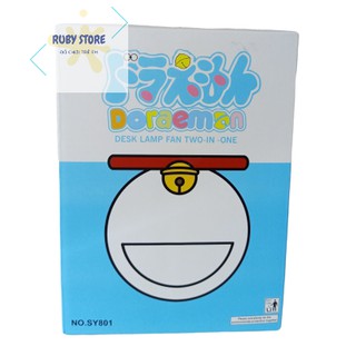 QUẠT ĐỂ BÀN DORAEMON CUTE CÓ ĐÈN (Kèm dây sạc cổng USB, Electric Fan)