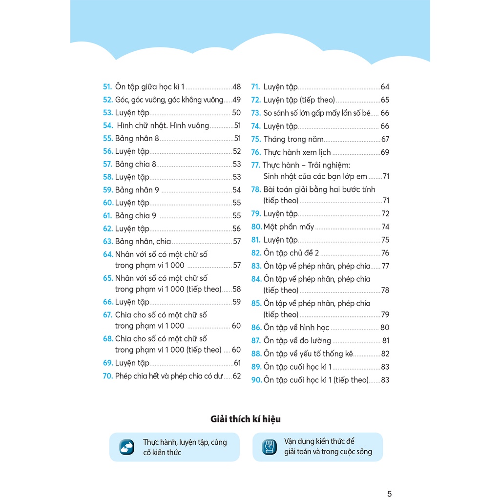 Sách - Vở thực hành Toán 3 tập 1 - Bình Minh