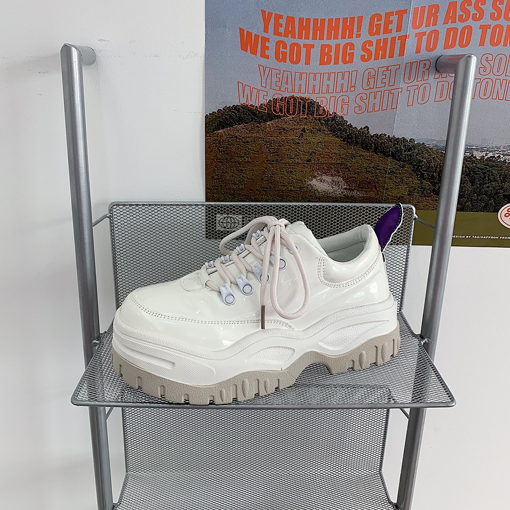Giày Sneaker đế độn buộc dây nữ | BigBuy360 - bigbuy360.vn