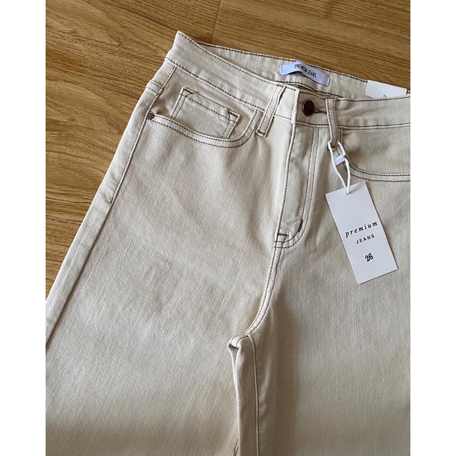 Quần culottes kem chỉ bò siêu đẹp