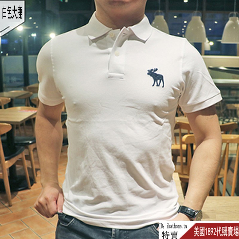 áo polo Ngắn Tay In Logo Abercrombie & Fitch 10 Màu Sắc Thời Trang Cho Nam