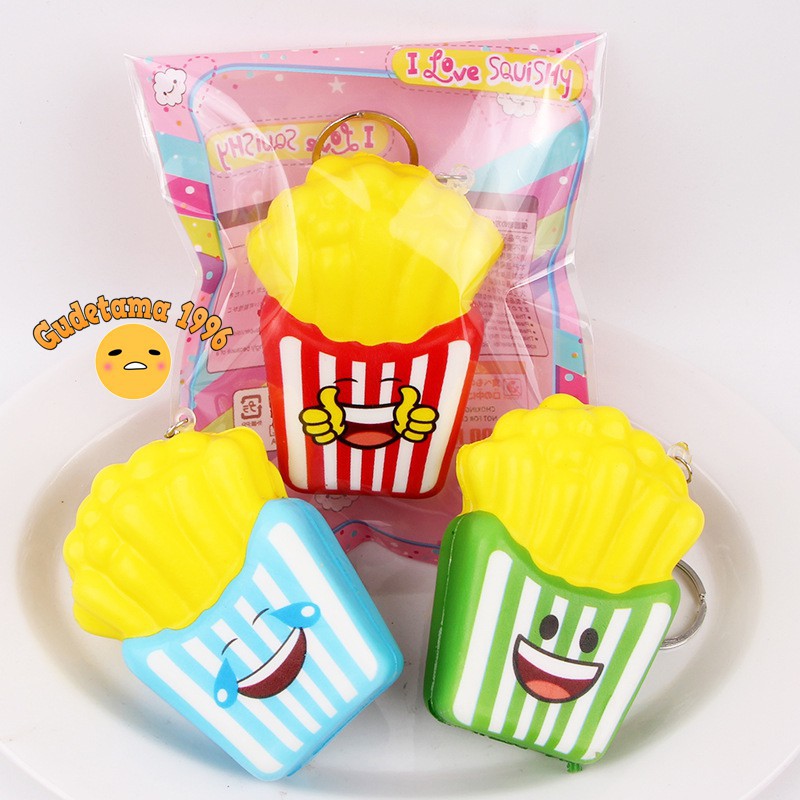 Squishy khoai tây chiên mini shopee. vn|mochi04