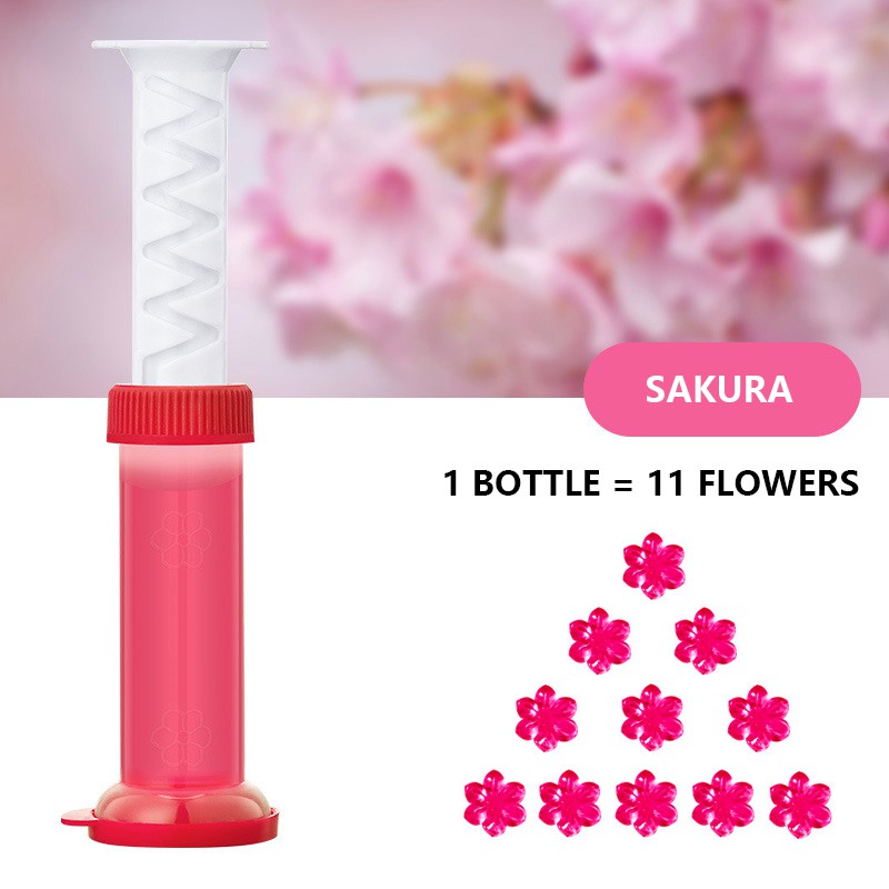 Gel tẩy rửa bồn vệ sinh tạo được 11 bông hoa thơm làm sạch nước khử mùi hôi không để lại dấu vết kiểu Hàn Quốc