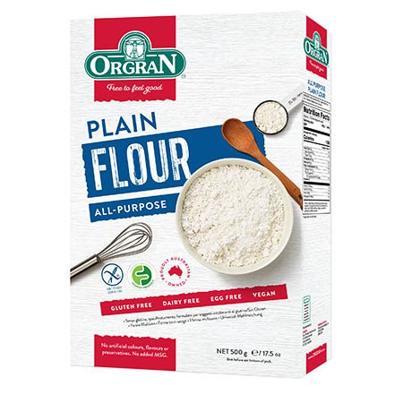 Bột Làm Bánh Đa Dụng Không Gluten Orgran - GLUTEN FREE All Purpose Plain Flour - Hộp 500g