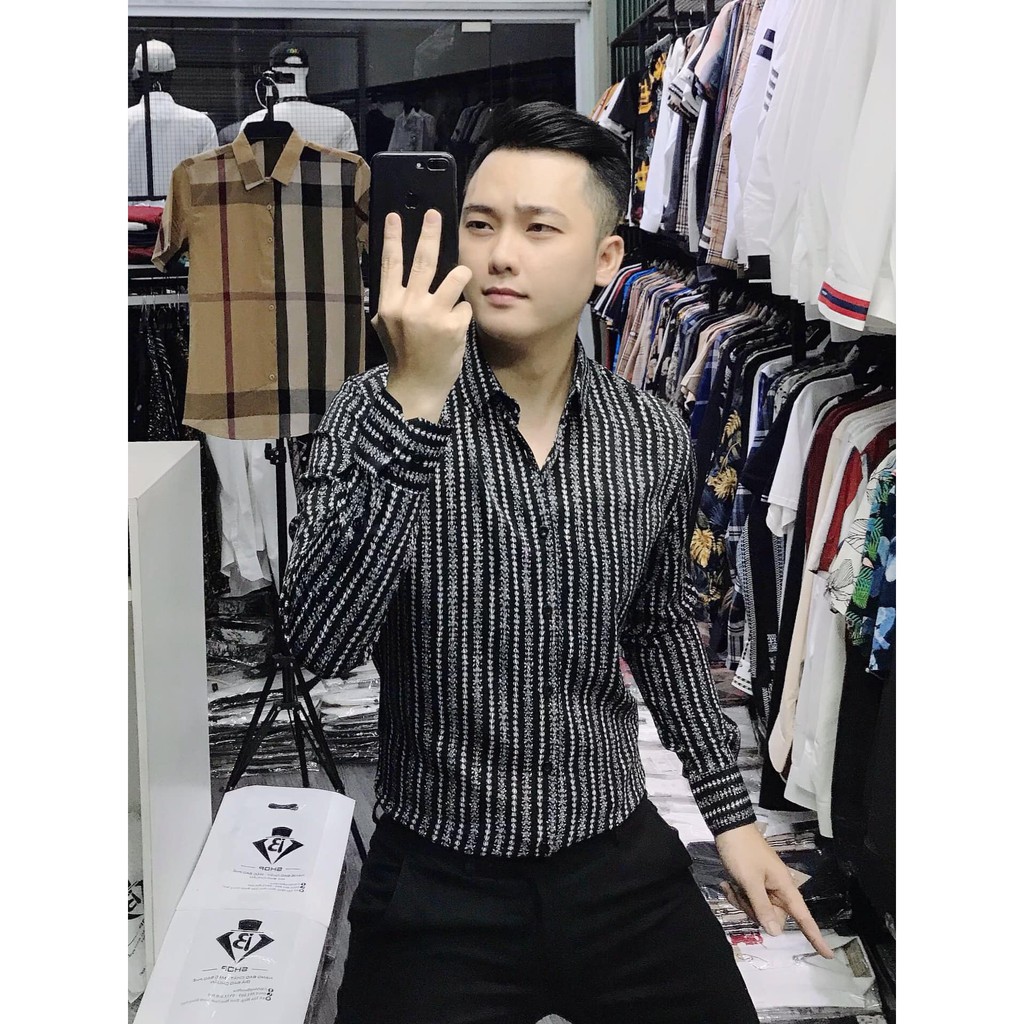 Sơ Mi Nam Lụa Trơn Mịn Không Nhăn Không Phai Không Xù