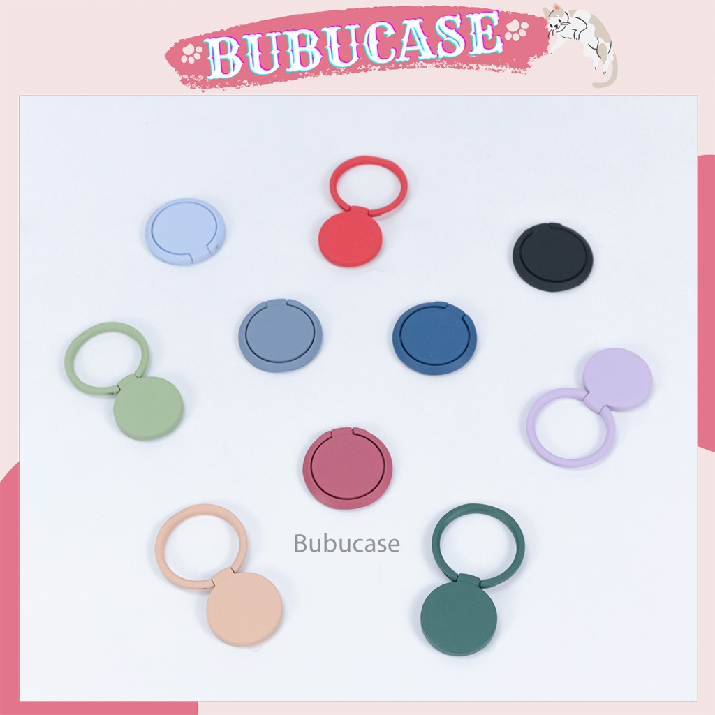 Pop Socket/ Ring Holder/ Giá Đỡ Dán Mặt Lưng Điện Thoại Chất Liệu Kim Loại Cao Cấp Nhiều Màu - Chống Rơi Điện Thoại