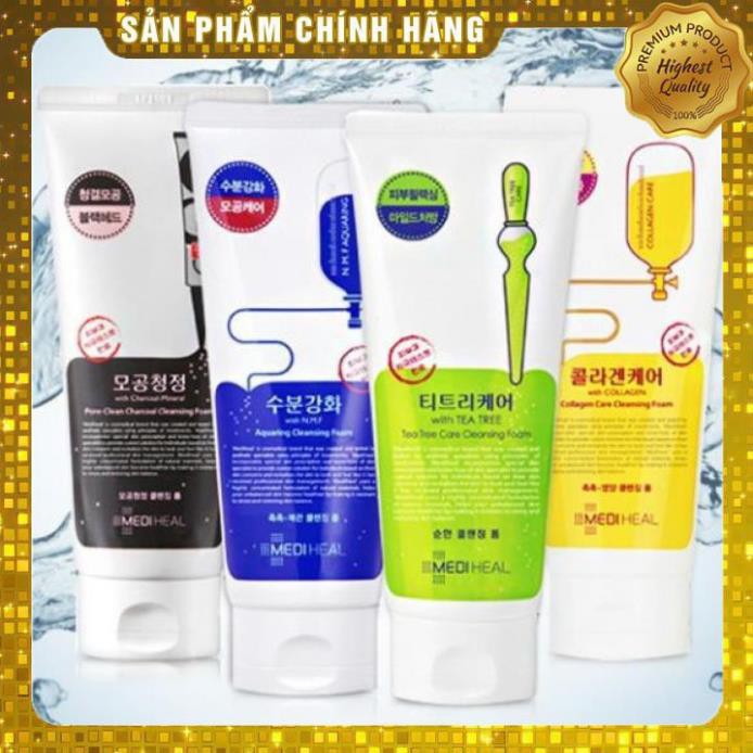 Sữa rửa mặt Mediheal Cleansing Foam 170ml ⚡ CHÍNH HÃNG ⚡ sữa rửa mặt nâng cơ, tránh tình trạng chảy xệ